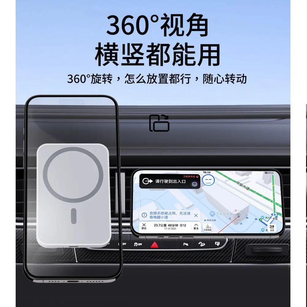 Magnetic Wireless Charging Holder for Apple Magsafe Phones 15W Fast Charge - Image 7