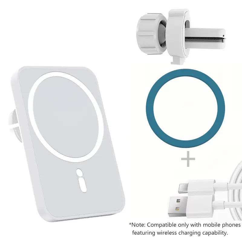 Magnetic Wireless Charging Holder for Apple Magsafe Phones 15W Fast Charge - Image 2