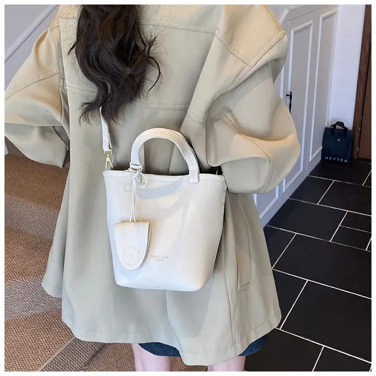 Korean Style Pebbled Handbag Bucket Bag for Women 2025 — feature 21