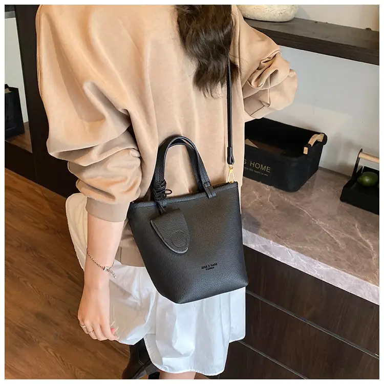 Korean Style Pebbled Handbag Bucket Bag for Women 2025 — feature 36
