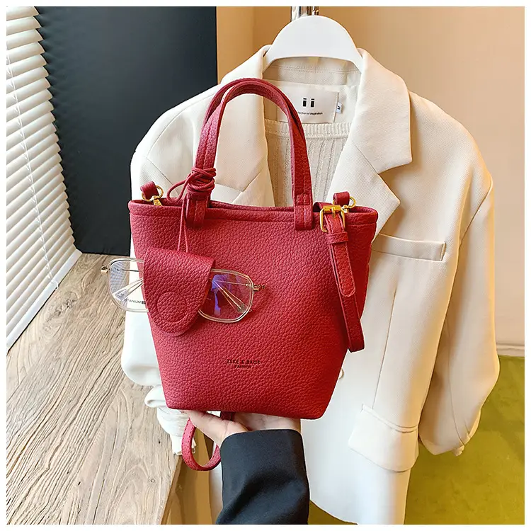 Korean Style Pebbled Handbag Bucket Bag for Women 2025 — feature 49