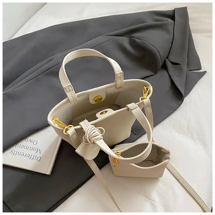 Korean Style Pebbled Handbag Bucket Bag for Women 2025 — feature 5