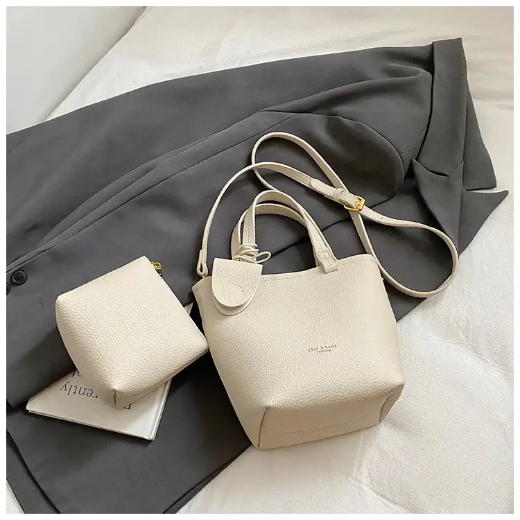 Korean Style Pebbled Handbag Bucket Bag for Women 2025 — feature 7