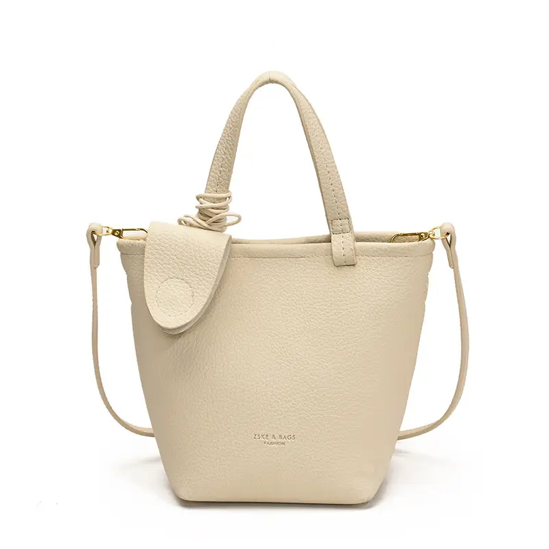 Korean Style Pebbled Handbag Bucket Bag for Women 2025 - Image 5