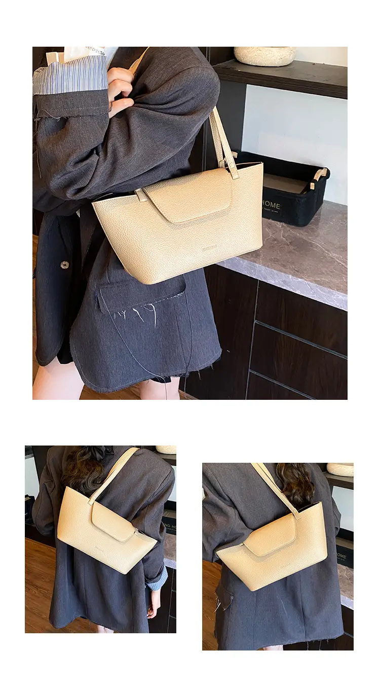 Women Pebbled Pattern Shoulder Bag 2025 Large Capacity — feature 15