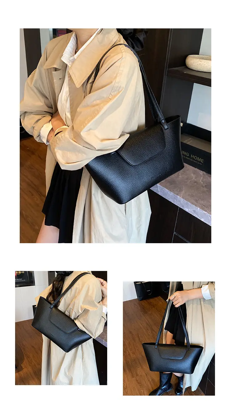 Women Pebbled Pattern Shoulder Bag 2025 Large Capacity — feature 17