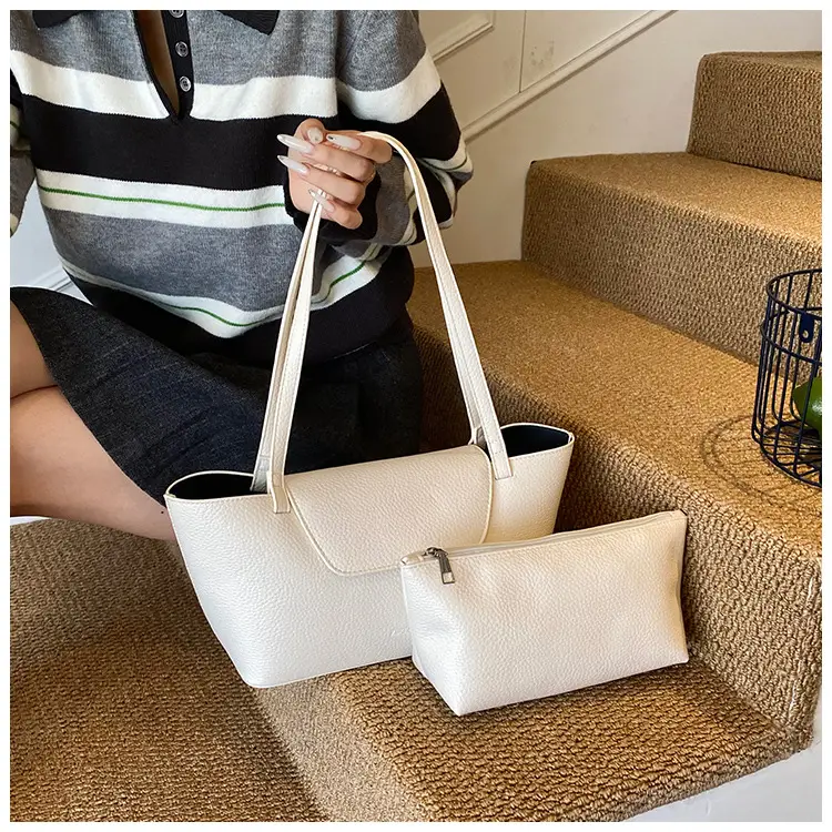 Women Pebbled Pattern Shoulder Bag 2025 Large Capacity — feature 21