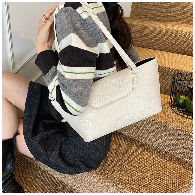 Women Pebbled Pattern Shoulder Bag 2025 Large Capacity — feature 23