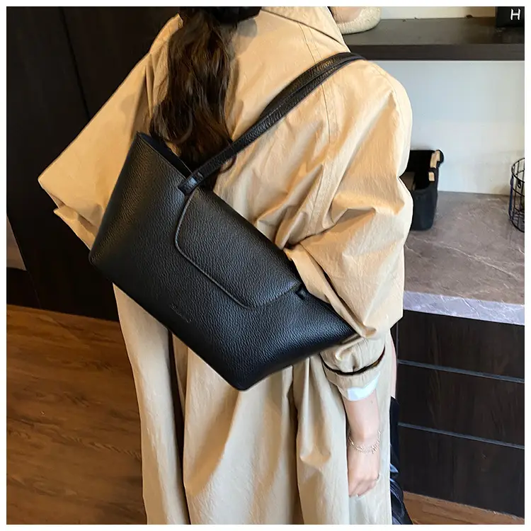 Women Pebbled Pattern Shoulder Bag 2025 Large Capacity — feature 25