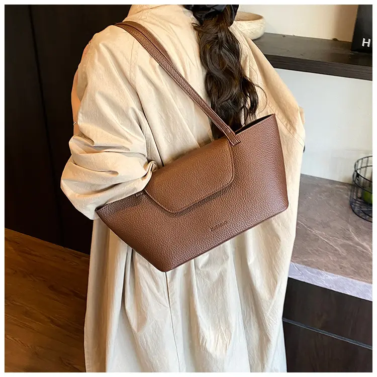 Women Pebbled Pattern Shoulder Bag 2025 Large Capacity — feature 31