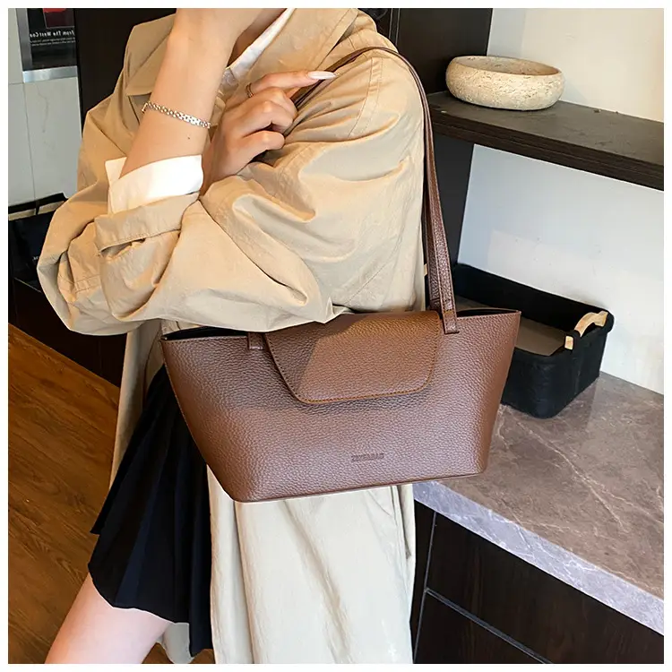 Women Pebbled Pattern Shoulder Bag 2025 Large Capacity — feature 32