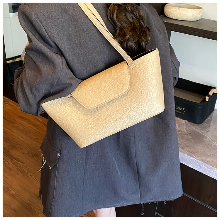 Women Pebbled Pattern Shoulder Bag 2025 Large Capacity — feature 34