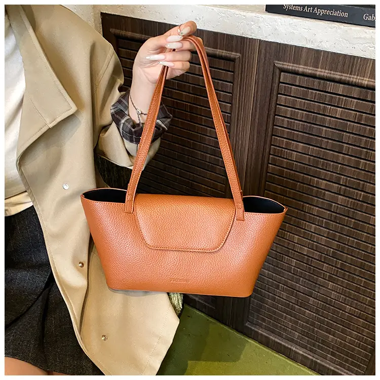 Women Pebbled Pattern Shoulder Bag 2025 Large Capacity — feature 37