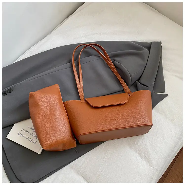 Women Pebbled Pattern Shoulder Bag 2025 Large Capacity - Image 2
