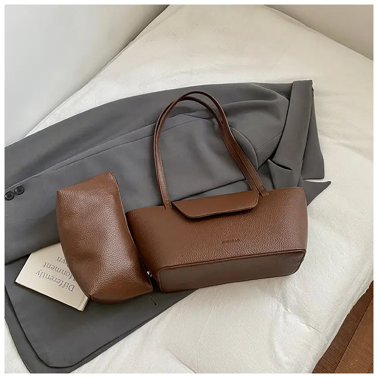 Women Pebbled Pattern Shoulder Bag 2025 Large Capacity - Image 3