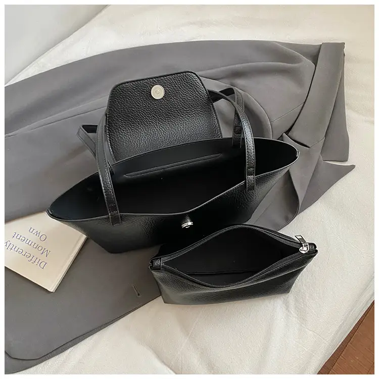 Women Pebbled Pattern Shoulder Bag 2025 Large Capacity - Image 4