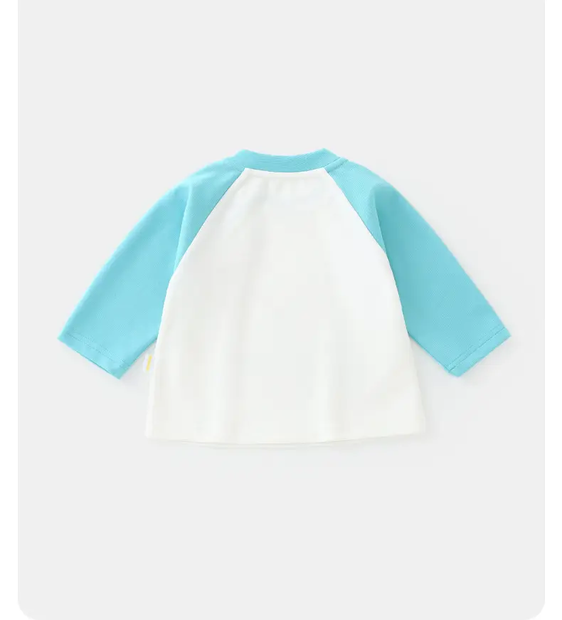 Duuduu Baby Long Sleeve T-Shirt White Soft Kids — feature 12