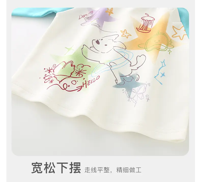 Duuduu Baby Long Sleeve T-Shirt White Soft Kids — feature 16