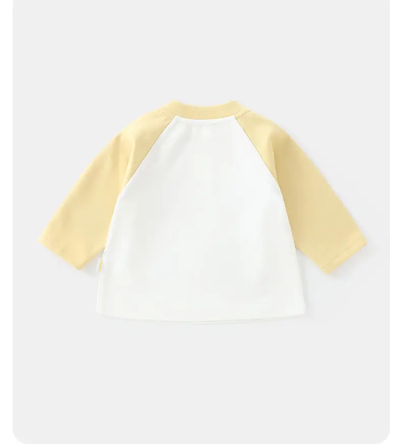 Duuduu Baby Long Sleeve T-Shirt White Soft Kids — feature 24