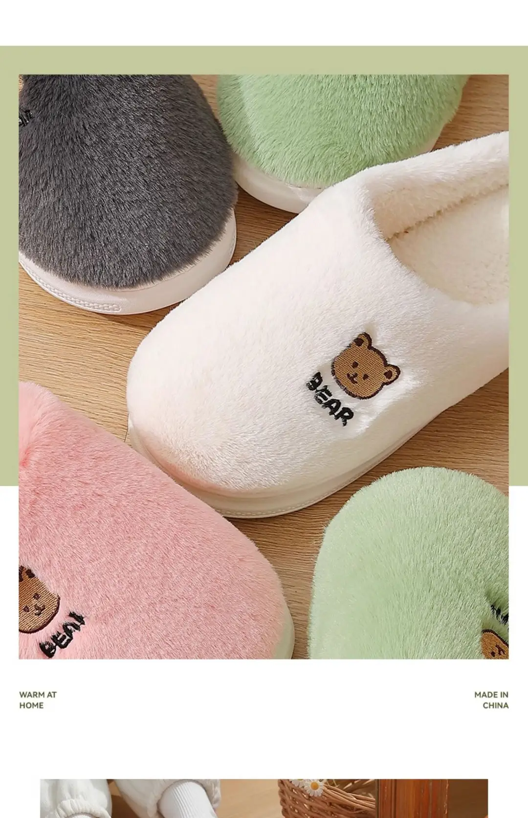 Cotton Slippers for Women 2025 New Winter Indoor Couple Warm Plush Thick-Soled Men's and Women's Cotton Shoes Wholesale — feature 17