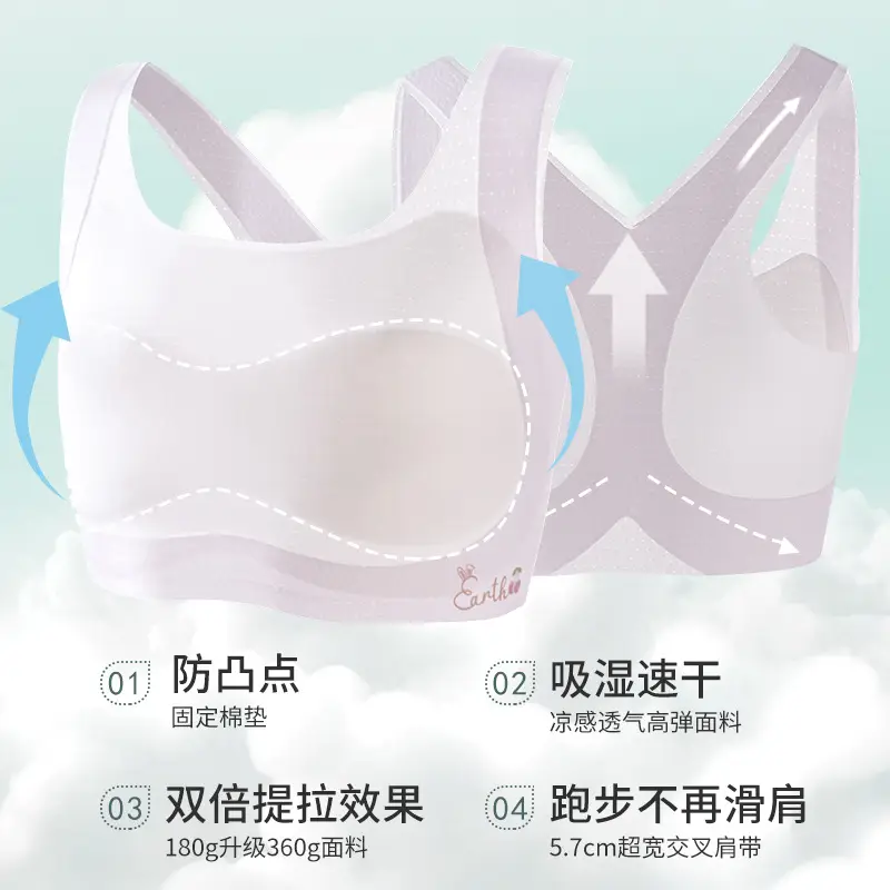 Girls in the First Stage of Development, Middle-Aged and Primary School Students, Sports Vests for Kidsren 6-12 Years Old, Lightweight Girls' Bras