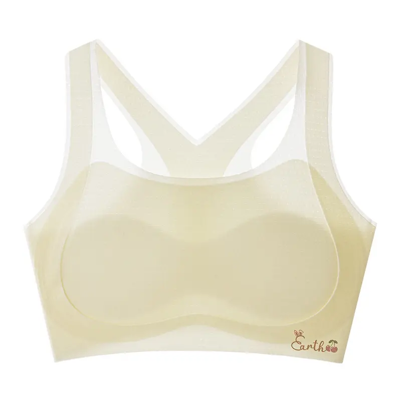 Girls in the First Stage of Development, Middle-Aged and Primary School Students, Sports Vests for Kidsren 6-12 Years Old, Lightweight Girls' Bras