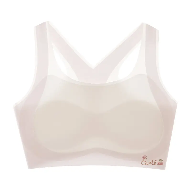 Girls in the First Stage of Development, Middle-Aged and Primary School Students, Sports Vests for Kidsren 6-12 Years Old, Lightweight Girls' Bras