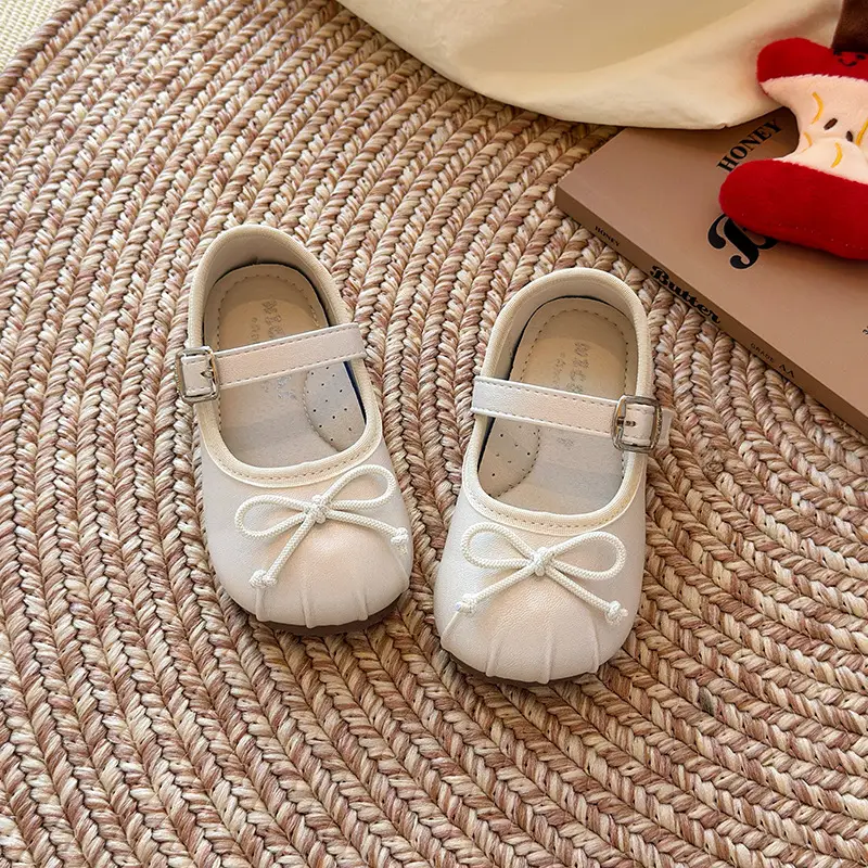 Silver Bow Princess Shoes for Girls Toddler — feature 13