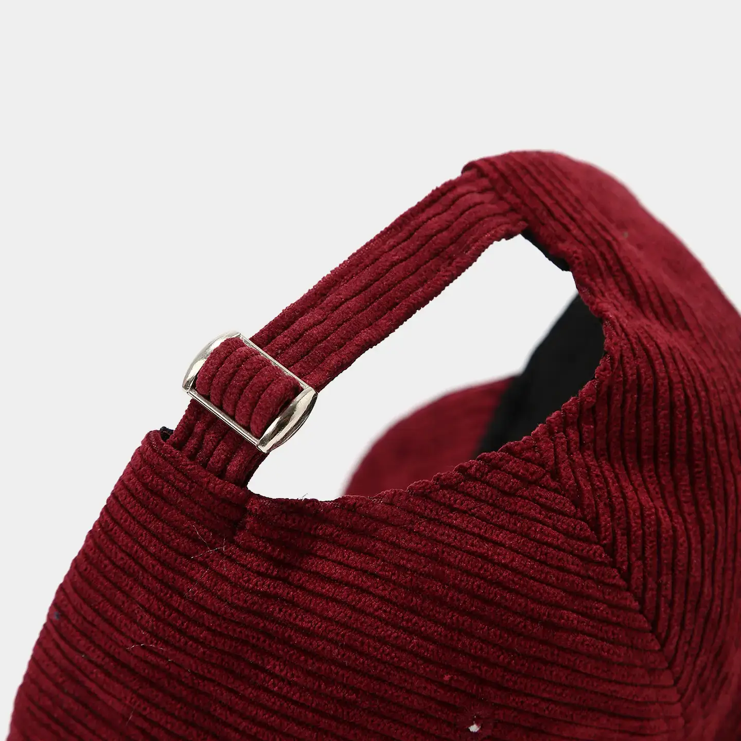 Women Black Corduroy Cap "It's What It Is" — feature 14