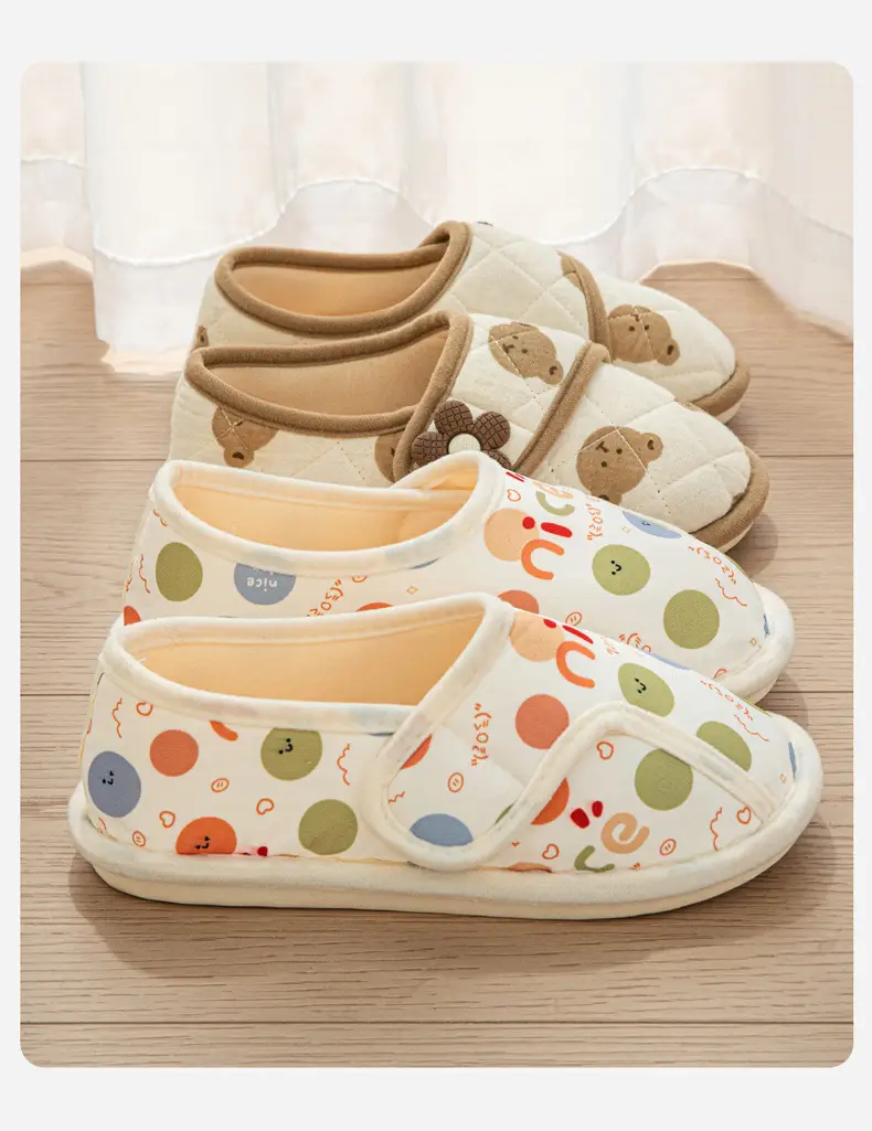 Girly Heart Lace Bow Heel Thin Breathable Spring and Autumn Style Pregnant Women Breathable Ladies Home Confinement Shoes — feature 6