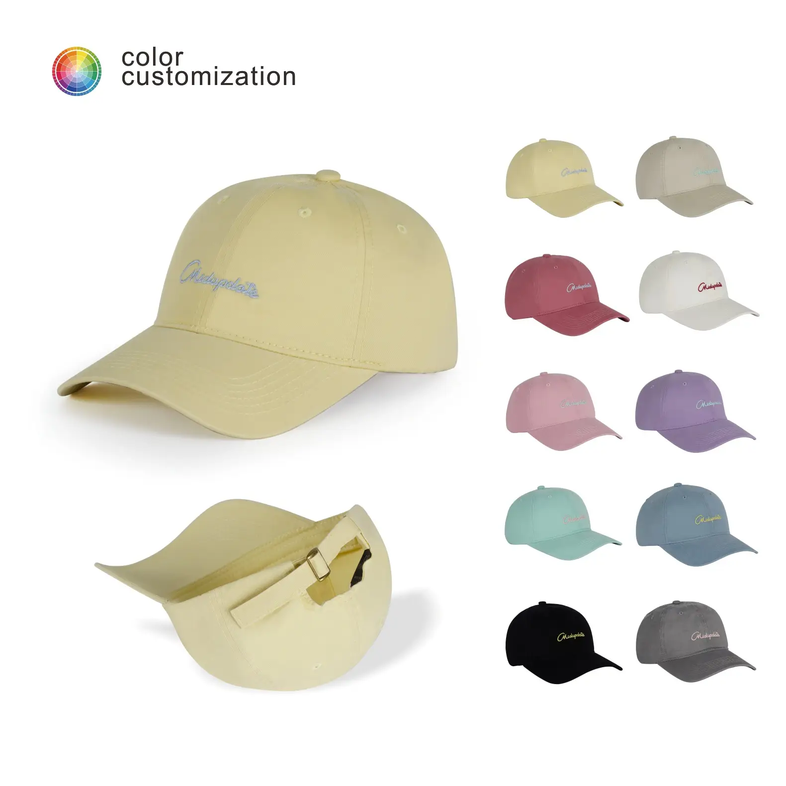 Women's Maroon Multiplusa Embroidered Baseball Cap