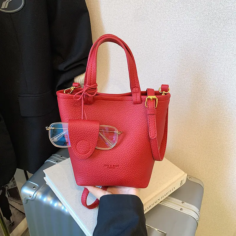 Women Pebbled Shoulder Bag Brown 2025 Retro Trendy - Image 7