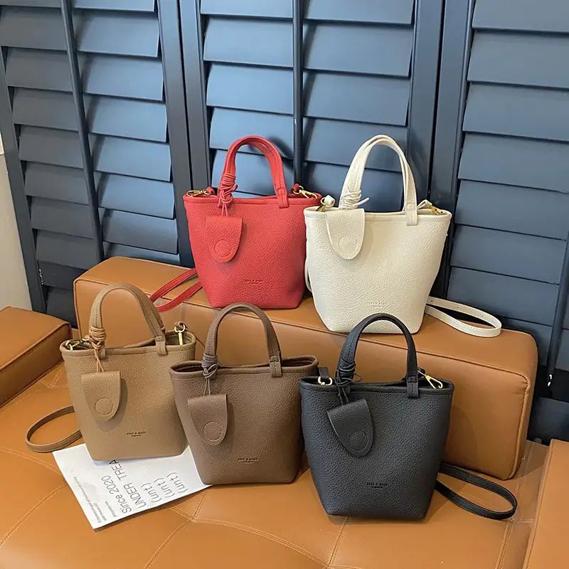 Women Pebbled Shoulder Bag Brown 2025 Retro Trendy - Image 9