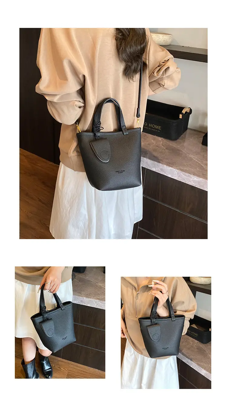Women Pebbled Shoulder Bag Brown 2025 Retro Trendy — feature 11