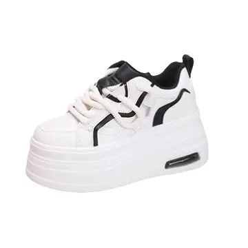 White Thick-Soled Women's Platform Shoes 2024 - Image 7