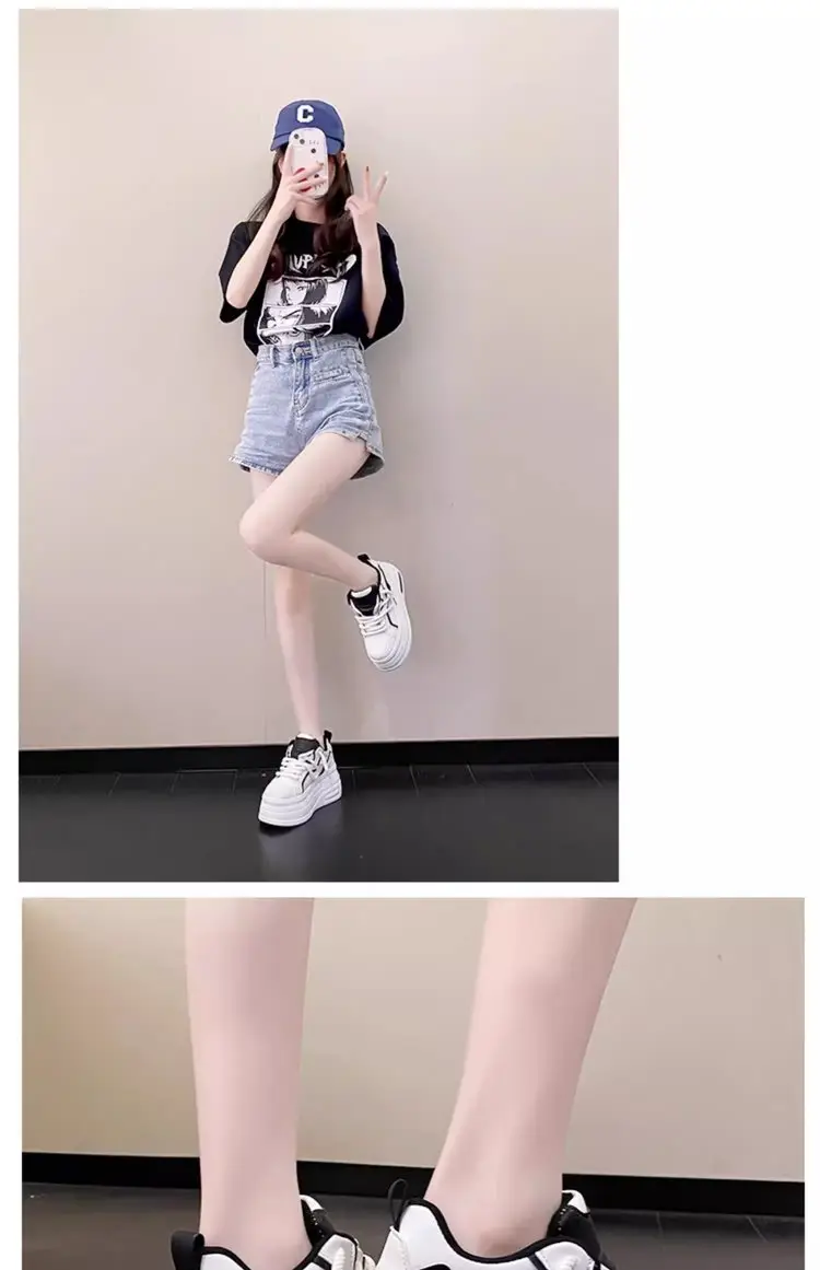 White Thick-Soled Women's Platform Shoes 2024 — feature 7