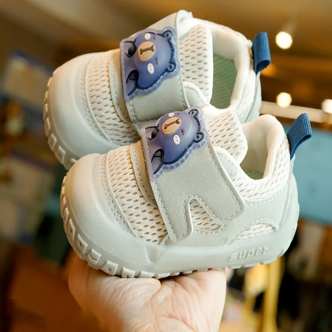 Baby Shoes Spring Fall New Beginner 1-2Yr Soft Sole Non Slip