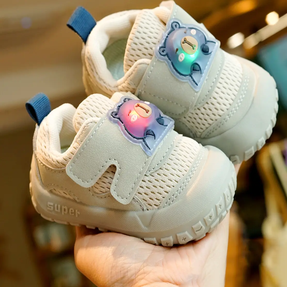 Baby Shoes Spring Fall New Beginner 1-2Yr Soft Sole Non Slip