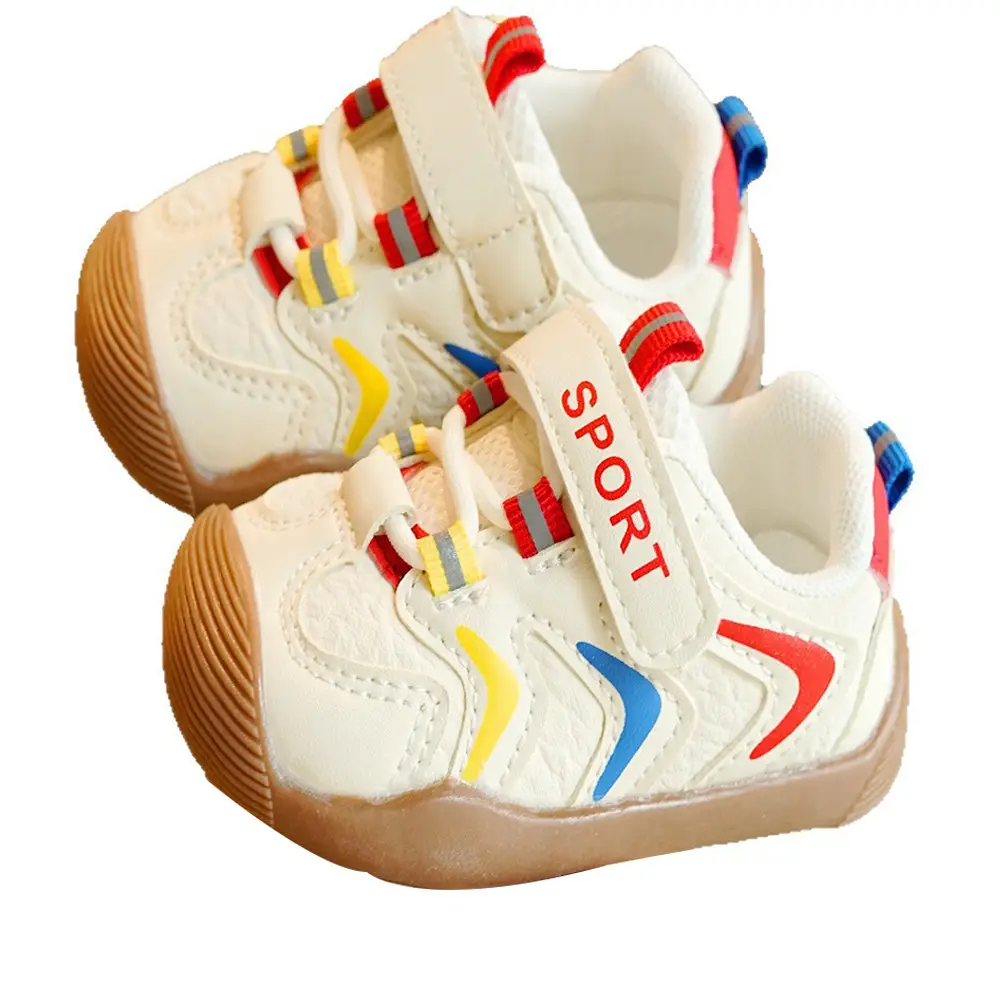 Toddler Shoes White Soft Sole Non-Slip 1-2Yrs