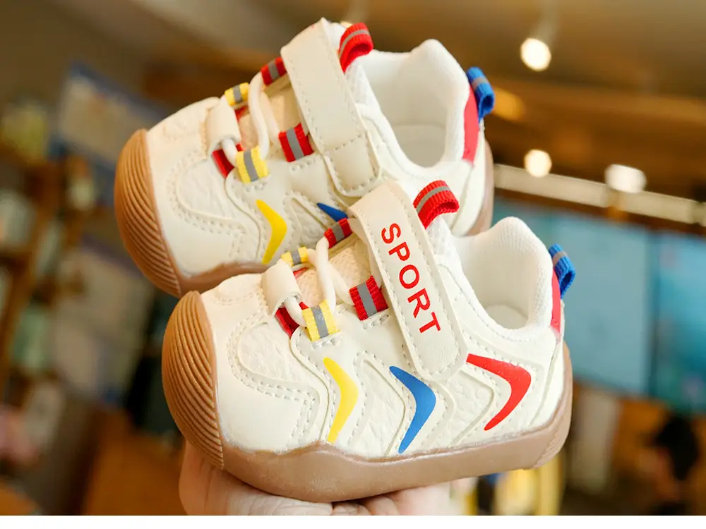 Toddler Shoes White Soft Sole Non-Slip 1-2Yrs — feature 4
