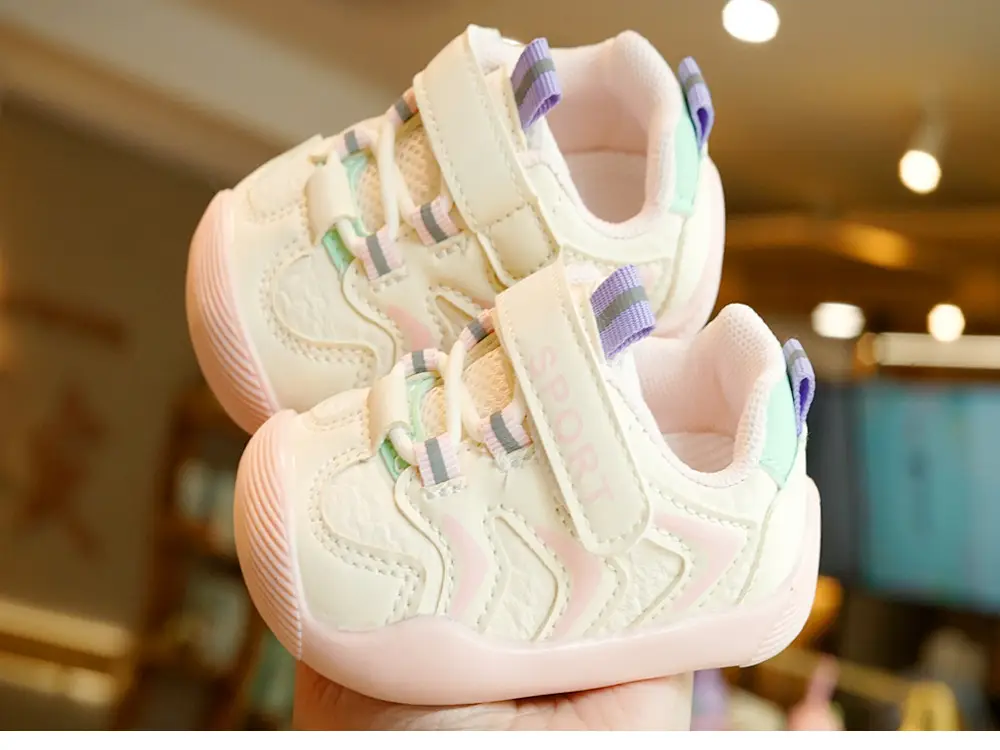 Toddler Shoes White Soft Sole Non-Slip 1-2Yrs — feature 6