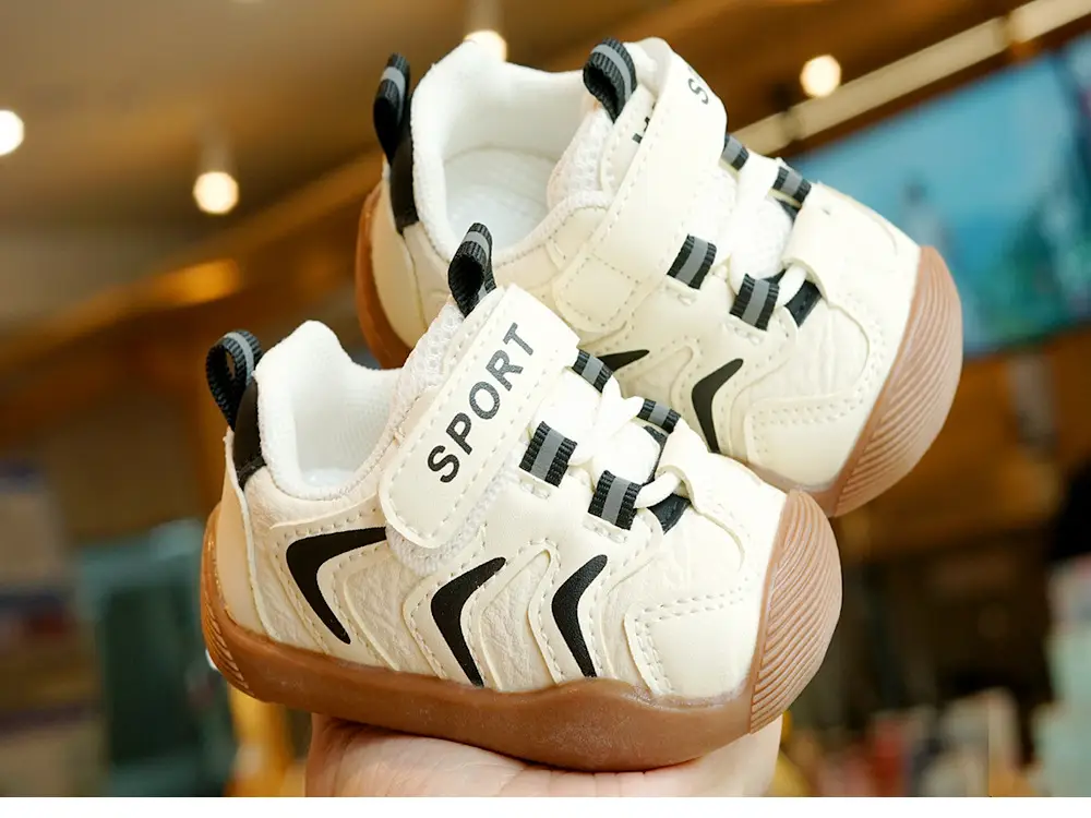 Toddler Shoes White Soft Sole Non-Slip 1-2Yrs — feature 7