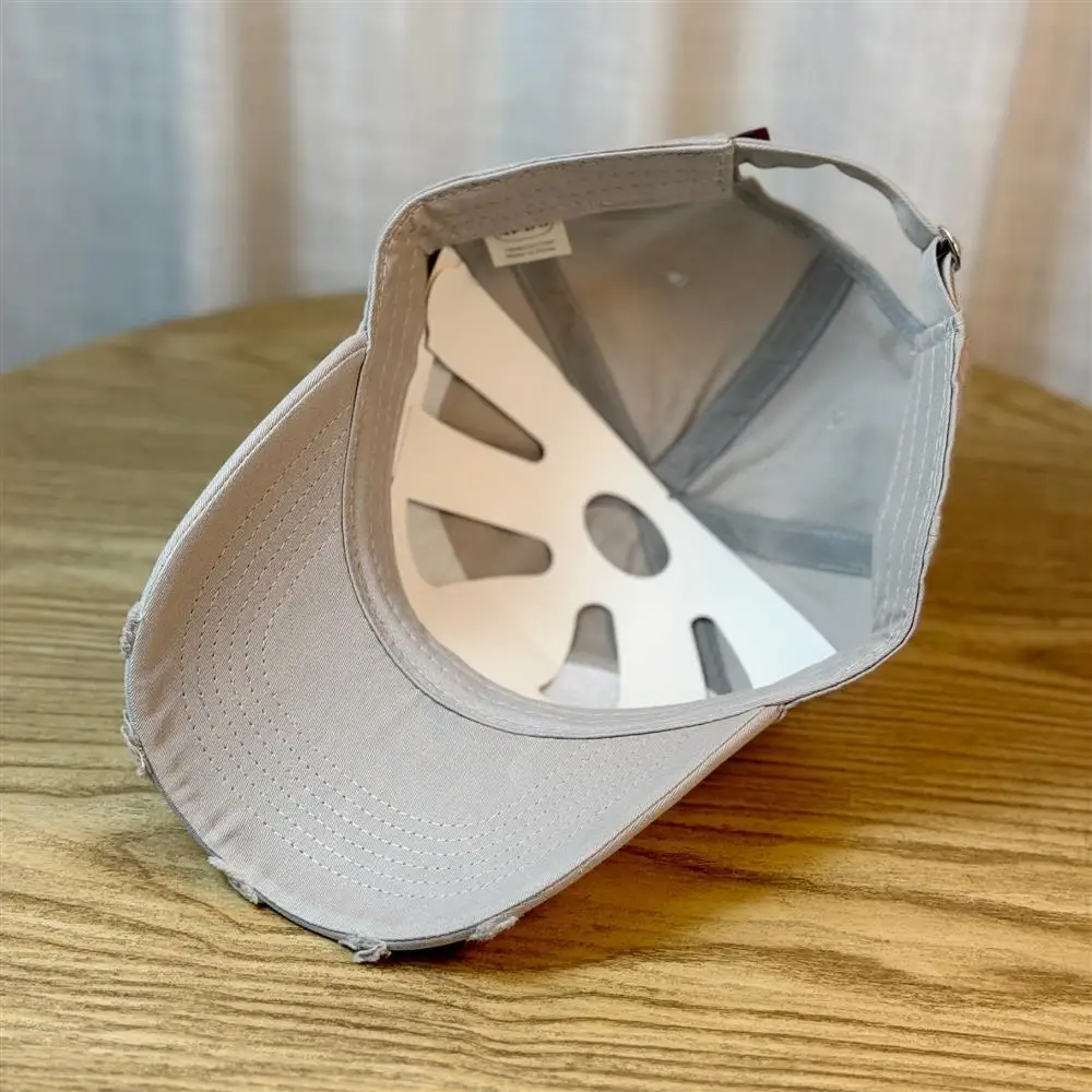 Women Korean Style Ripped Baseball Cap with Wide Brim — feature 18