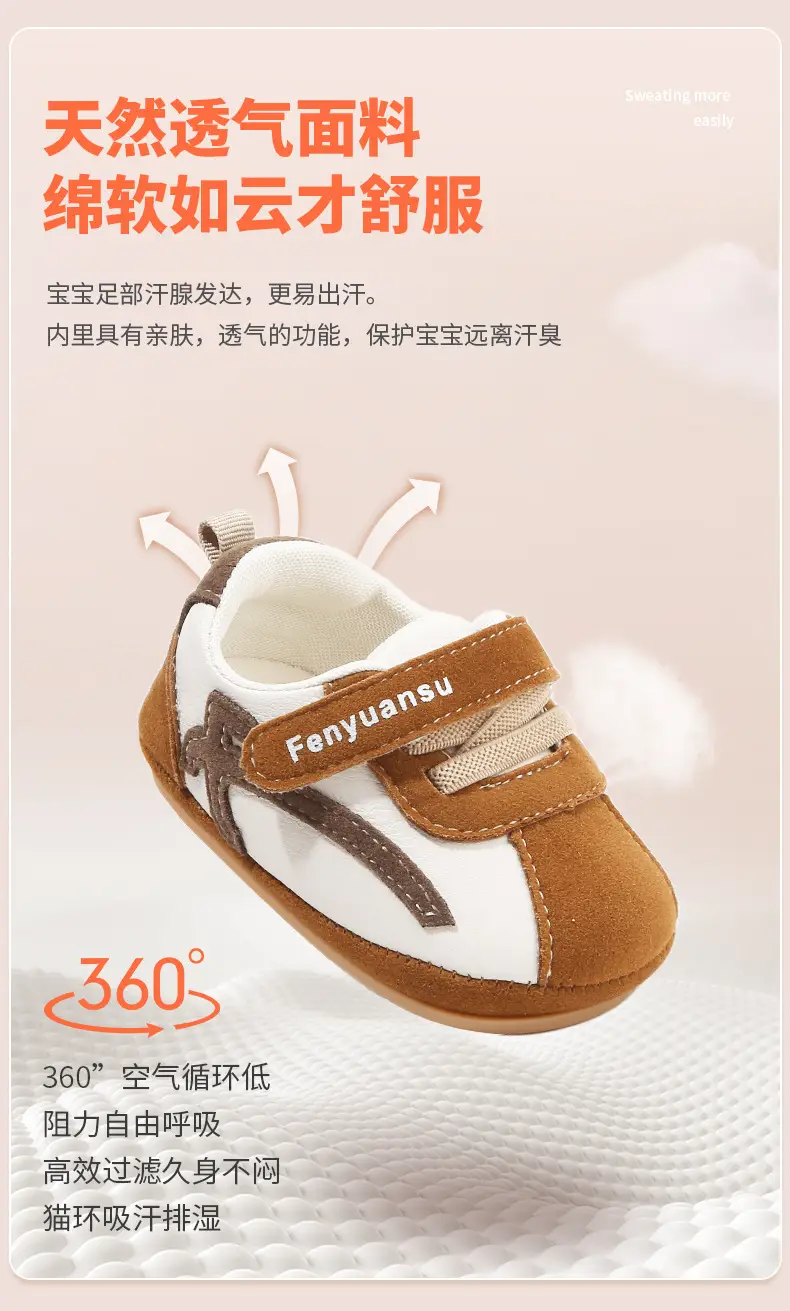 New 0 to 1 Year Old Baby Shoes Soft Sole Baby Toddler Shoes for Men 6-8-12 Months Infants and Girls Spring & Fall Models — feature 15