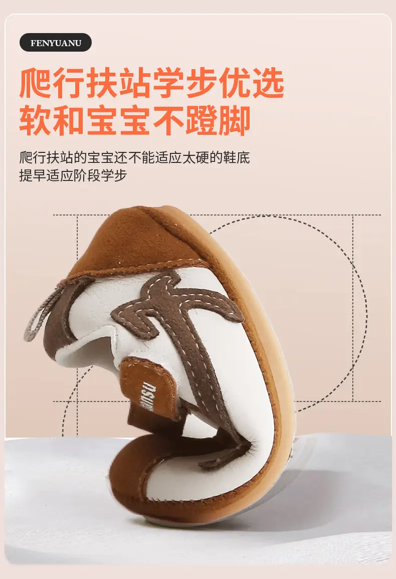 New 0 to 1 Year Old Baby Shoes Soft Sole Baby Toddler Shoes for Men 6-8-12 Months Infants and Girls Spring & Fall Models — feature 18