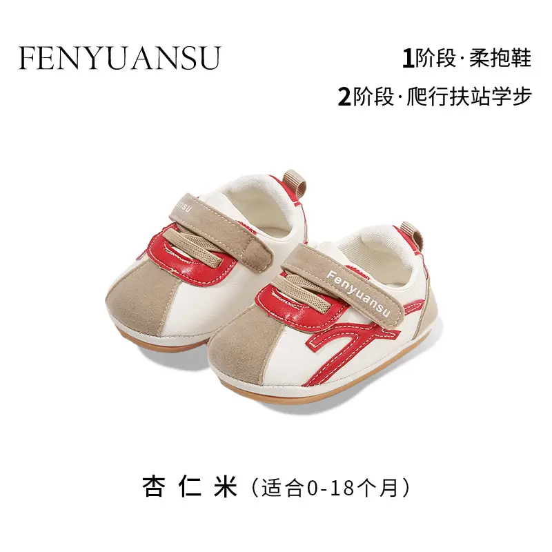 New 0 to 1 Year Old Baby Shoes Soft Sole Baby Toddler Shoes for Men 6-8-12 Months Infants and Girls Spring & Fall Models