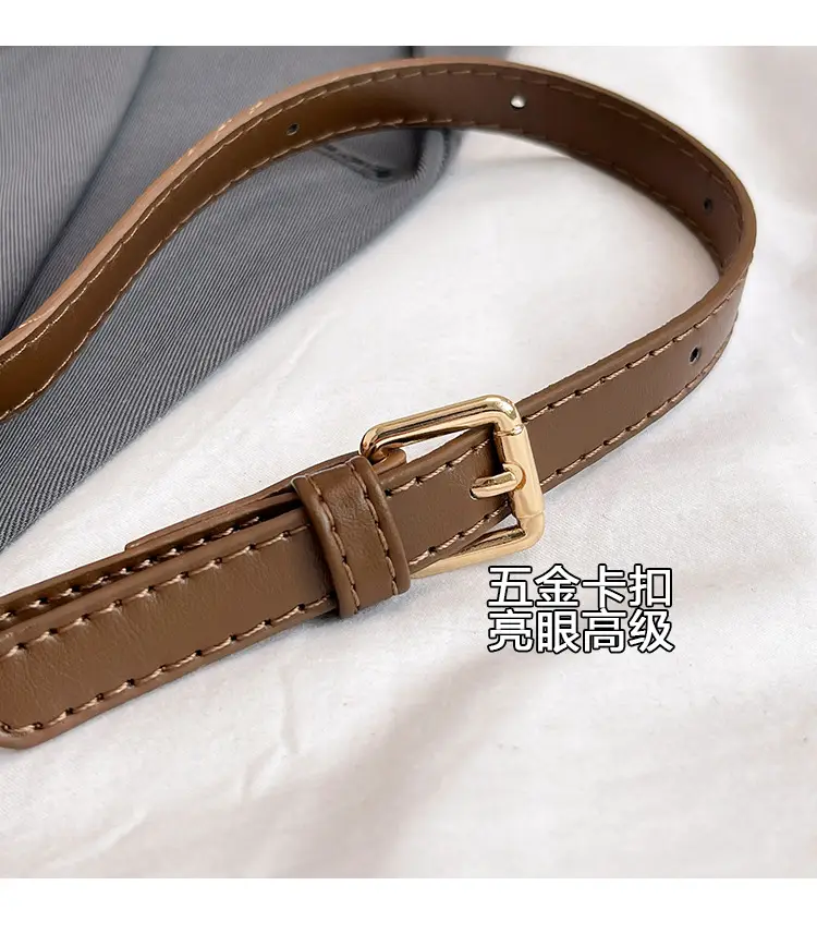 Korean Style Women's Bag 2025 Summer Pure Color Bucket — feature 8
