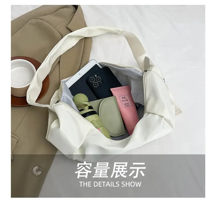 2025 New Summer Crossbody Bag Women's Nylon White Large Capacity — feature 7