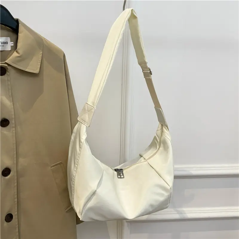 2025 New Summer Crossbody Bag Women's Nylon White Large Capacity - Image 2