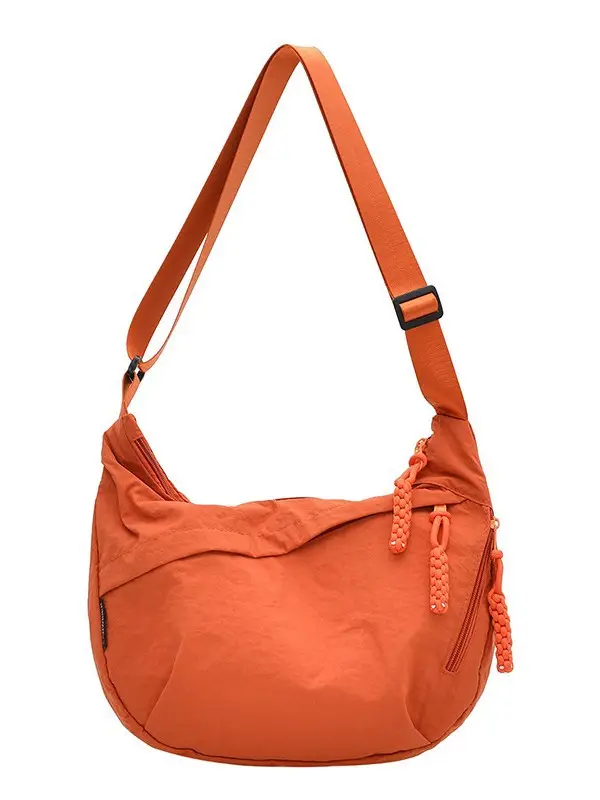 Yellow Nylon Messenger Bag for Women Daily Commute - Image 11
